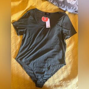 BNWT Olive Green Cider Brand Bodysuit